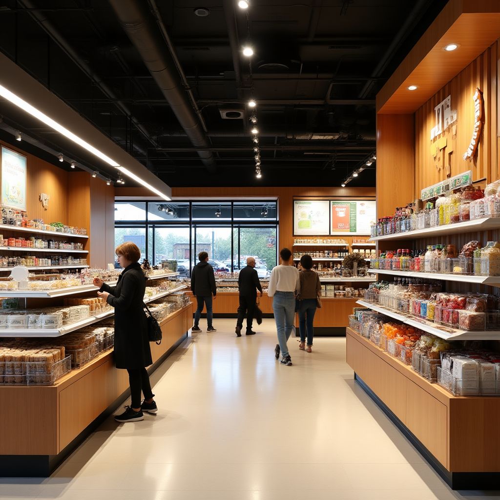 Interior de tienda YPF Full