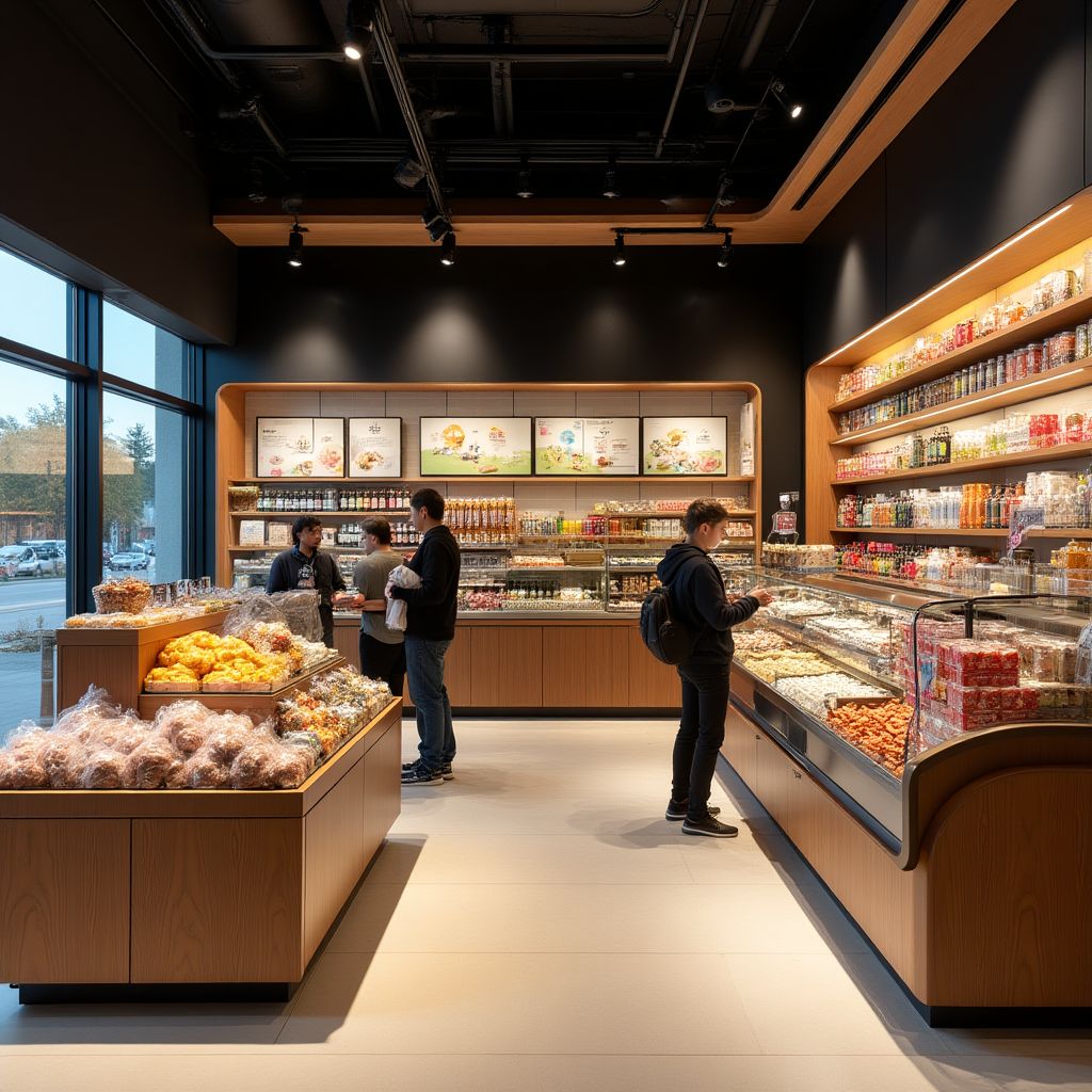 Interior de tienda YPF Full